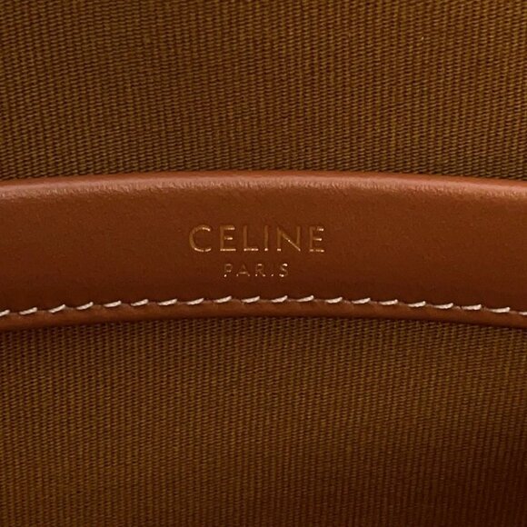CELINE Triomphe Horizontal Cabas PVC/Leather - Picture 15 of 16